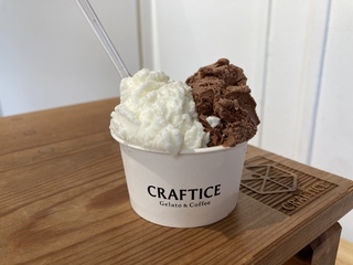 ジェラテリア クラフティス　北海道ミルク×チョコレート