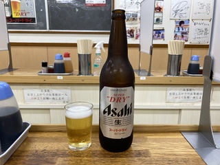 亀戸餃子 本店　ビール大