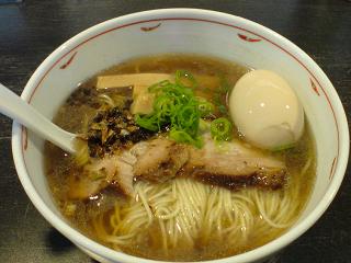 麺やＢａｒ渦　醤油煮干らぁめん＋味玉１.JPG