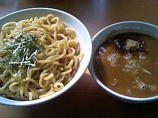 藍華　つけ麺＋大盛＋魚粉１.JPG