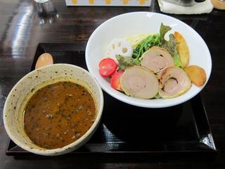 ICHIROKU めん＠Bar　スープカレーつけ麺.JPG